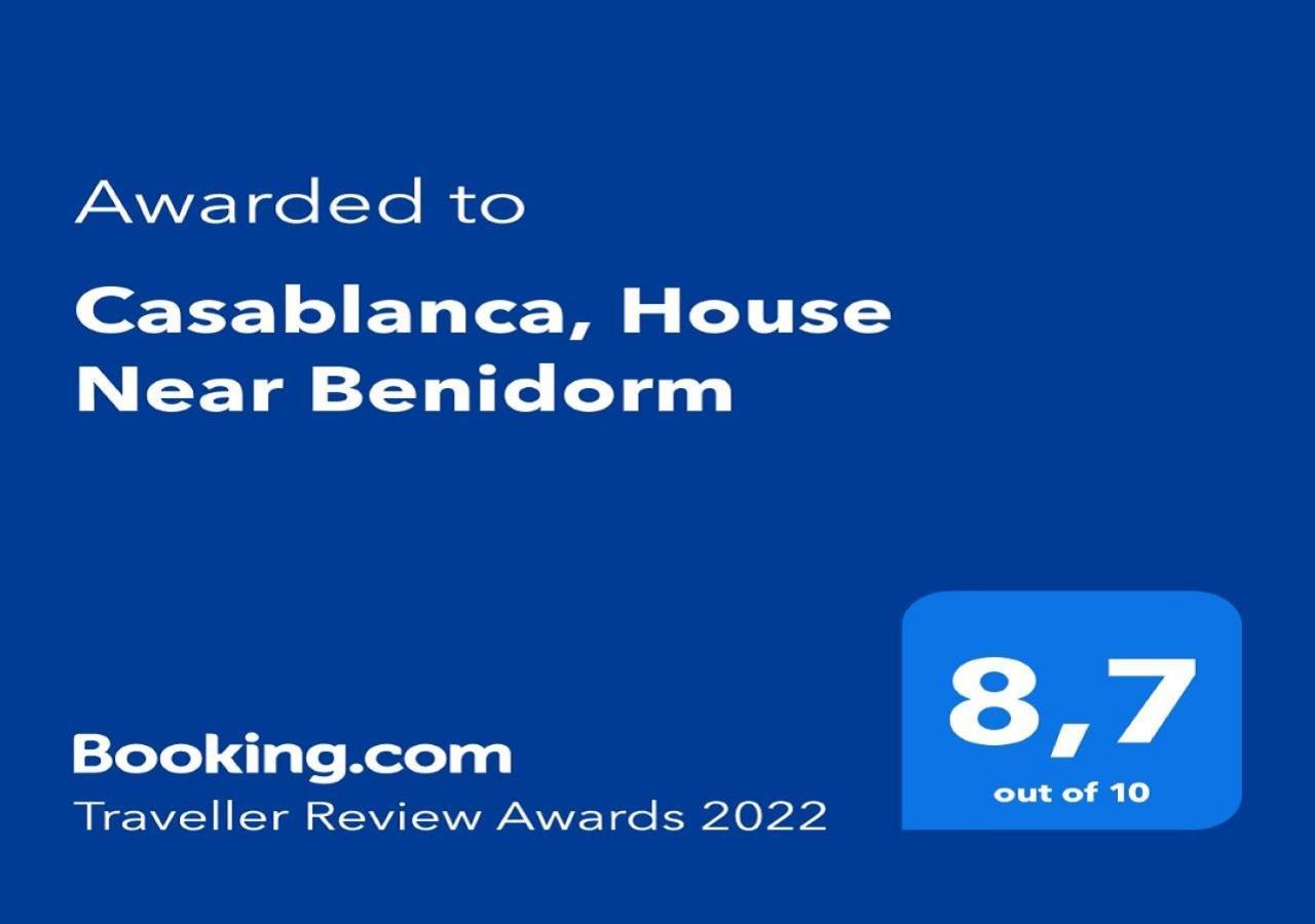 Casablanca, House Near Benidorm Villa Finestrat Exteriör bild